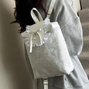 Vintage Style Women's PU Leather Backpack High Capacity Casual Travel Bag with Zipper Closure for Teenagers & Girls