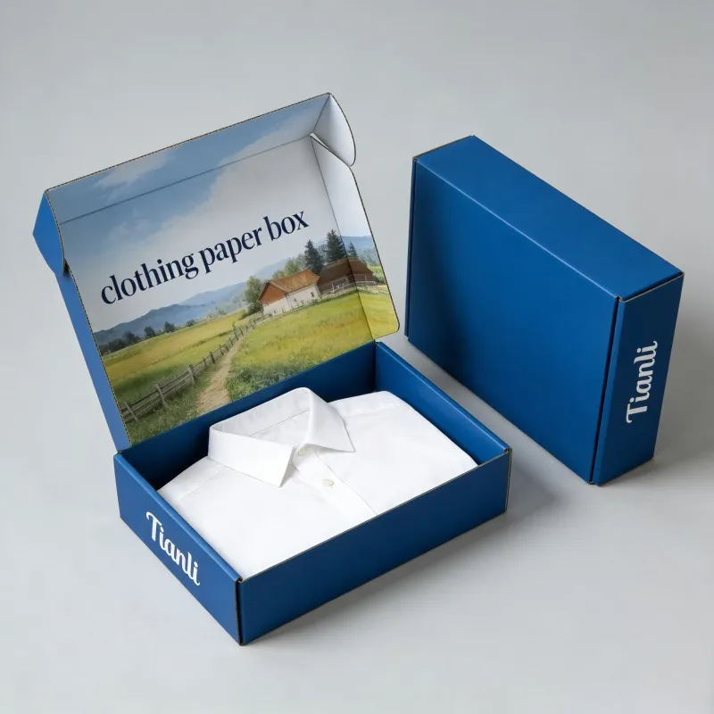 Stampa digitale, design gratuito personalizzato, abbigliamento, carta per confezioni regalo, imballaggio cosmetico, scatola per spedizione, scatola ondulata per posta e-commerce