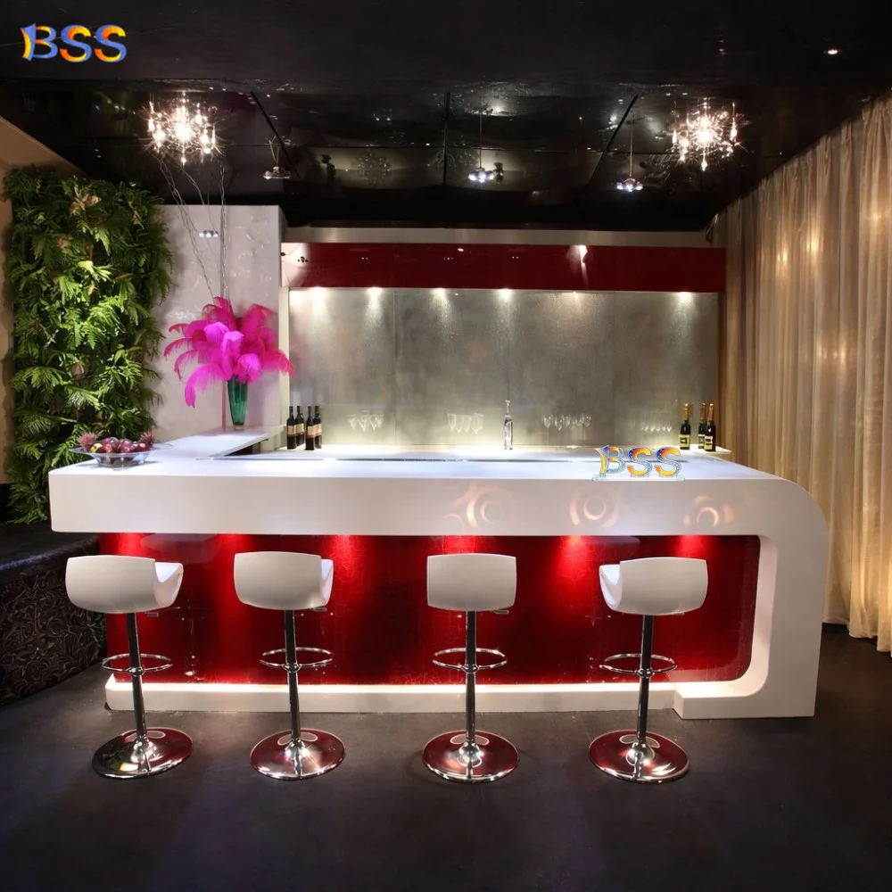 ★ Private Bar Counter Set ☆ Private Bar Counter Set Indoor Bar Counter and Chairs - Modern