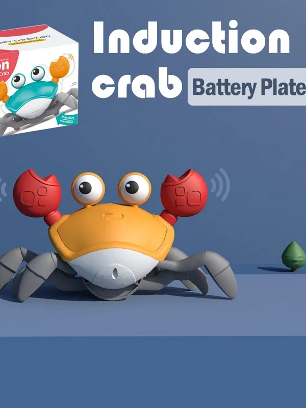 Cute Electric Interactive Walking Moving Baby Infant Animal Sensing