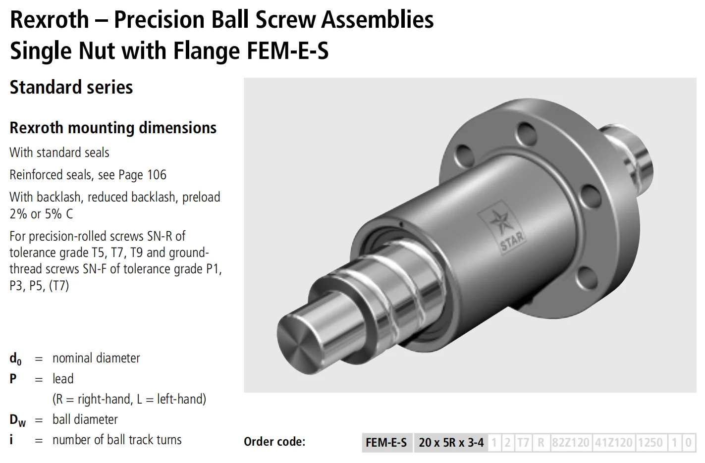 Rexroth Ball Screw Support Unit - Precision Linear Motion