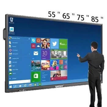 Ultra Hd Anti-Glare Interactive White Digital Board Manufacturer Interactive Boards With Display Interactive Board 65 Inch