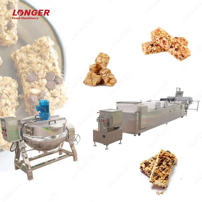 2024 Nut/granola bar making machine candy making machine/Grain bar making  production line in Zhengzhou, Henan, China