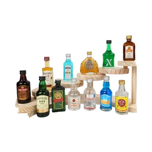 A Variety of Spirits Including Brandy Rum Cocktails and Liqueurs in Bottles 50ml for Tasting