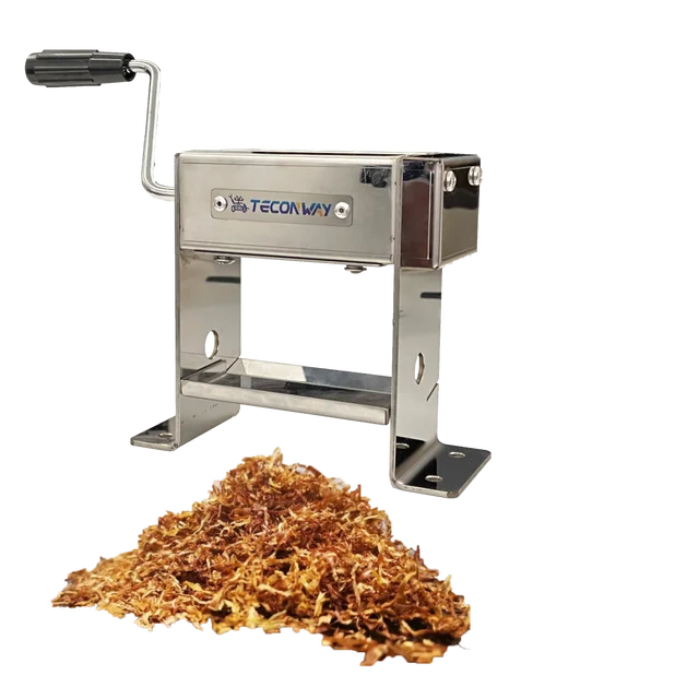 China Manufacturer Stainless Steel Customized High Quality Hand Rotate Shreds Shisha Tobacco Cutting Machine for Tobacco Leaves
