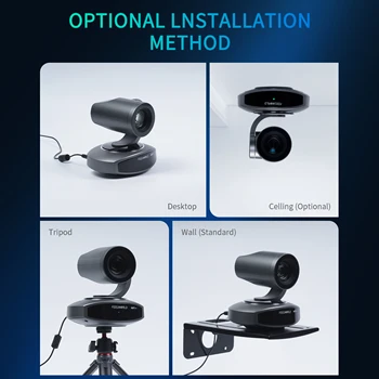 FEELWORLD Customizable 4K10X PTZ IP Camera with Auto Tracking & Face Recognition Government Surveillance Solution Bulk Order detail image