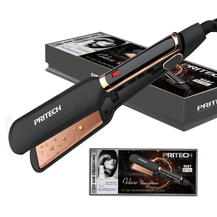 Plancha De Pelo PRITECH Plancha De Cabello Recubrimiento De