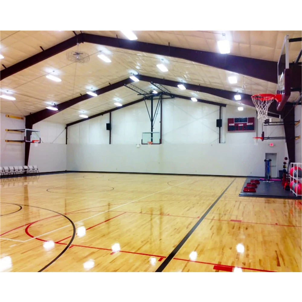 Stable Prefabricated Steel Structure Indoor Basketball Gym Court
