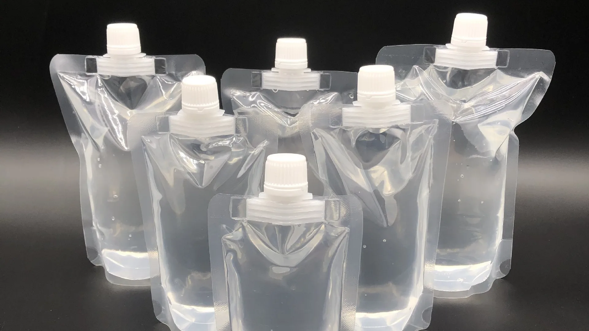 Reusable Plastic Package Bag Travel Beverage Alcohol Liquid Packaging