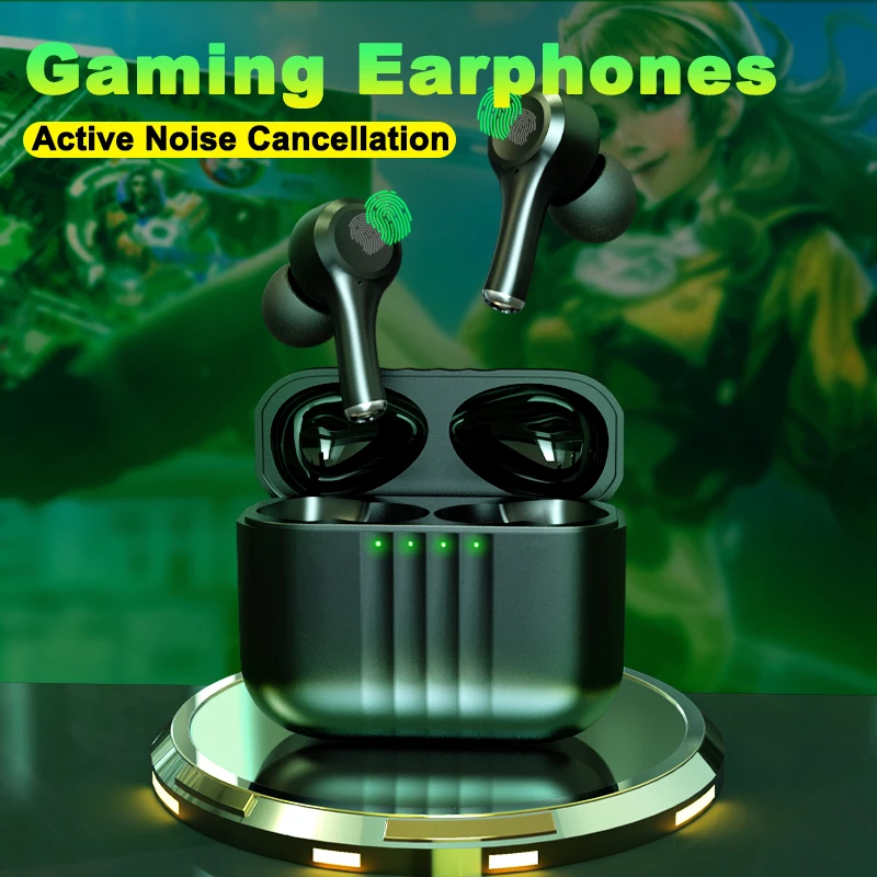 Newest ANC ENC Noise Cancelling Portable Headset Earbuds Intercomunicador Para Moto BT Wireless Headphones for iPhone Earphone