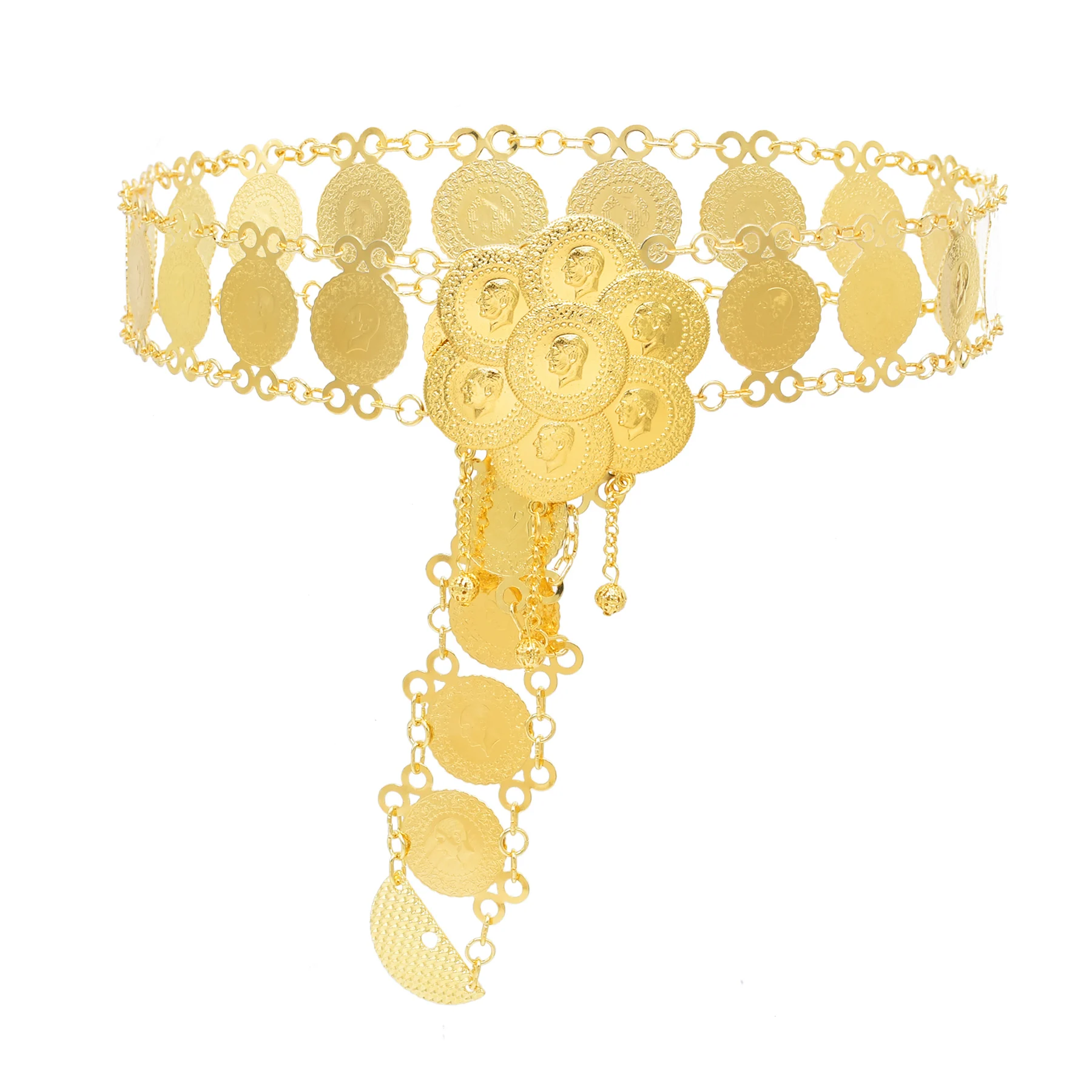 Ethnic Style Gold Coin Flower Waist Chain Belt Adjustable Wide Central Asia Turkiye Dress Closure Accessory Alloy for Party| Alibaba.com Ethnic Style Gold Coin Flower Waist Chain Belt Adjustable Wide Central Asia Turkiye Dress Closure Accessory Alloy for Party| Alibaba.com