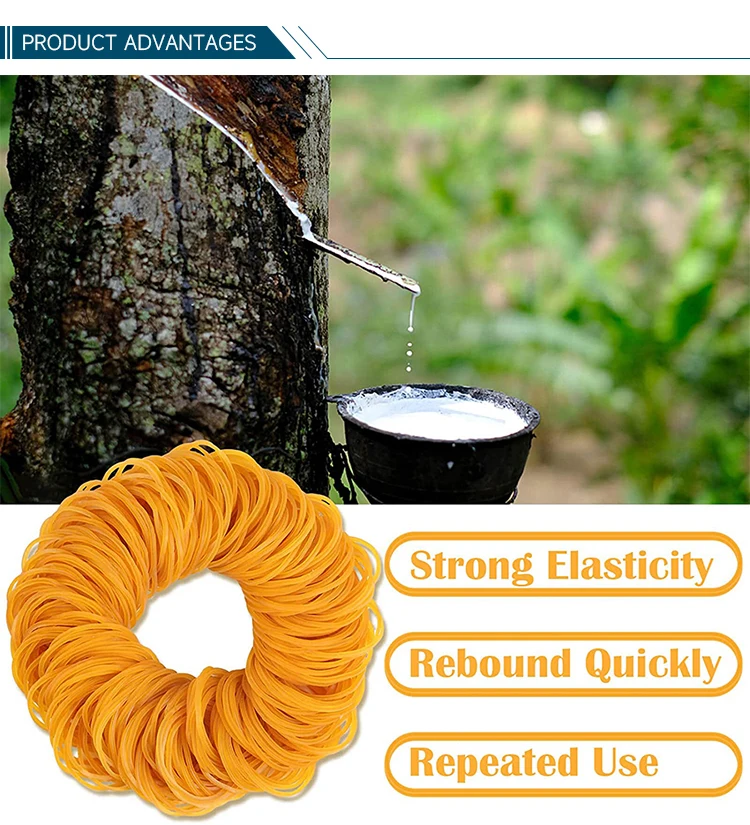 thumbnail interactive-video image 1 of Bazic Rubber Bands Assorted Sizes - Made In USA, Multipack 1 of 3