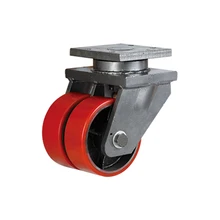 double wheel caster super heavy duty Castor Wheel strong machinery and trolley castor wheels