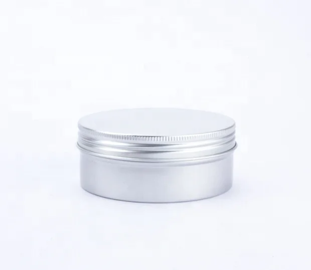 New Design Custom Printing Candle Tea Aluminum Tin Box With Screw Lids