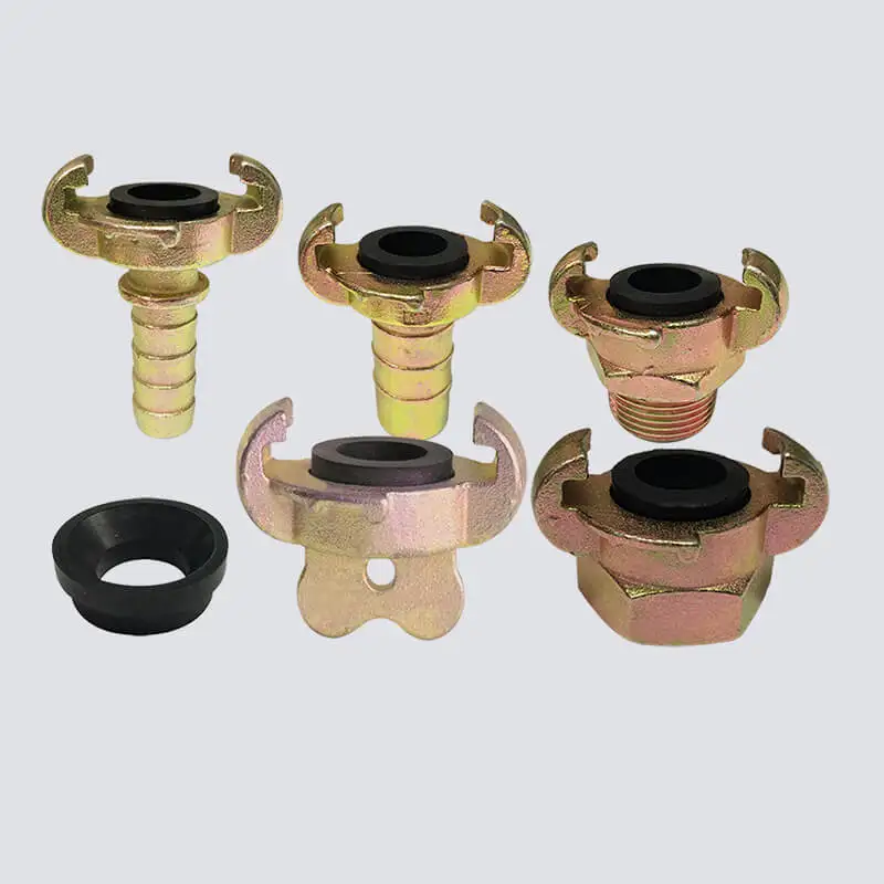 European Type Air Hose Female Male Claw Coupling Brass Quick Coupling