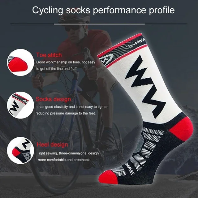 High Quality Quick Dry Wholesale Custom Cycling Socks Mountain Bicycle