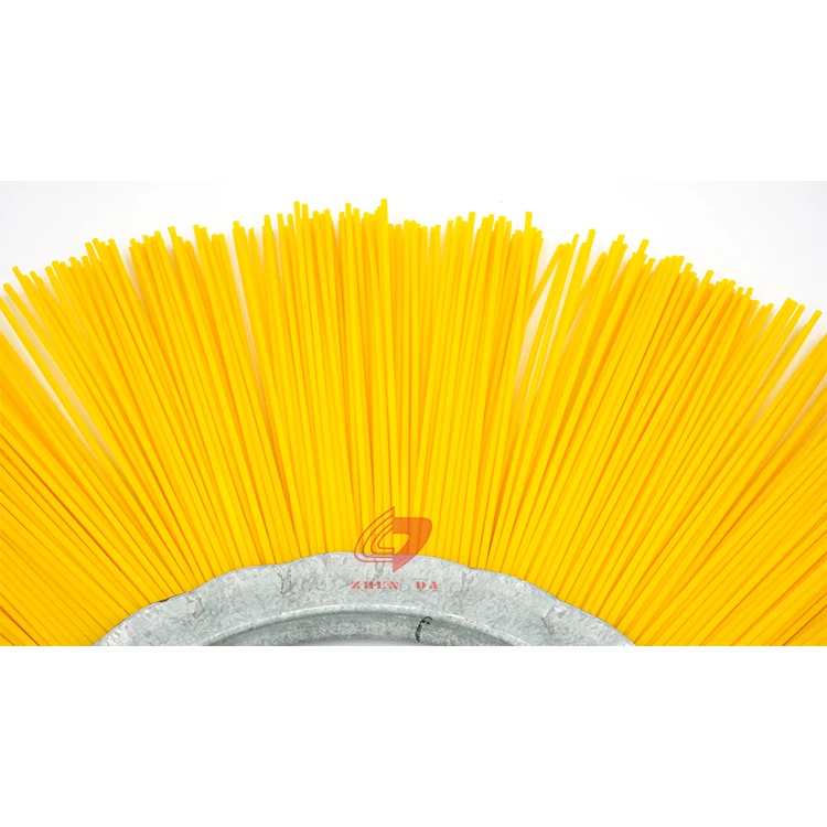 Zhenda Factory Flat Circle Road Street Sweeper Brushes Pp Material