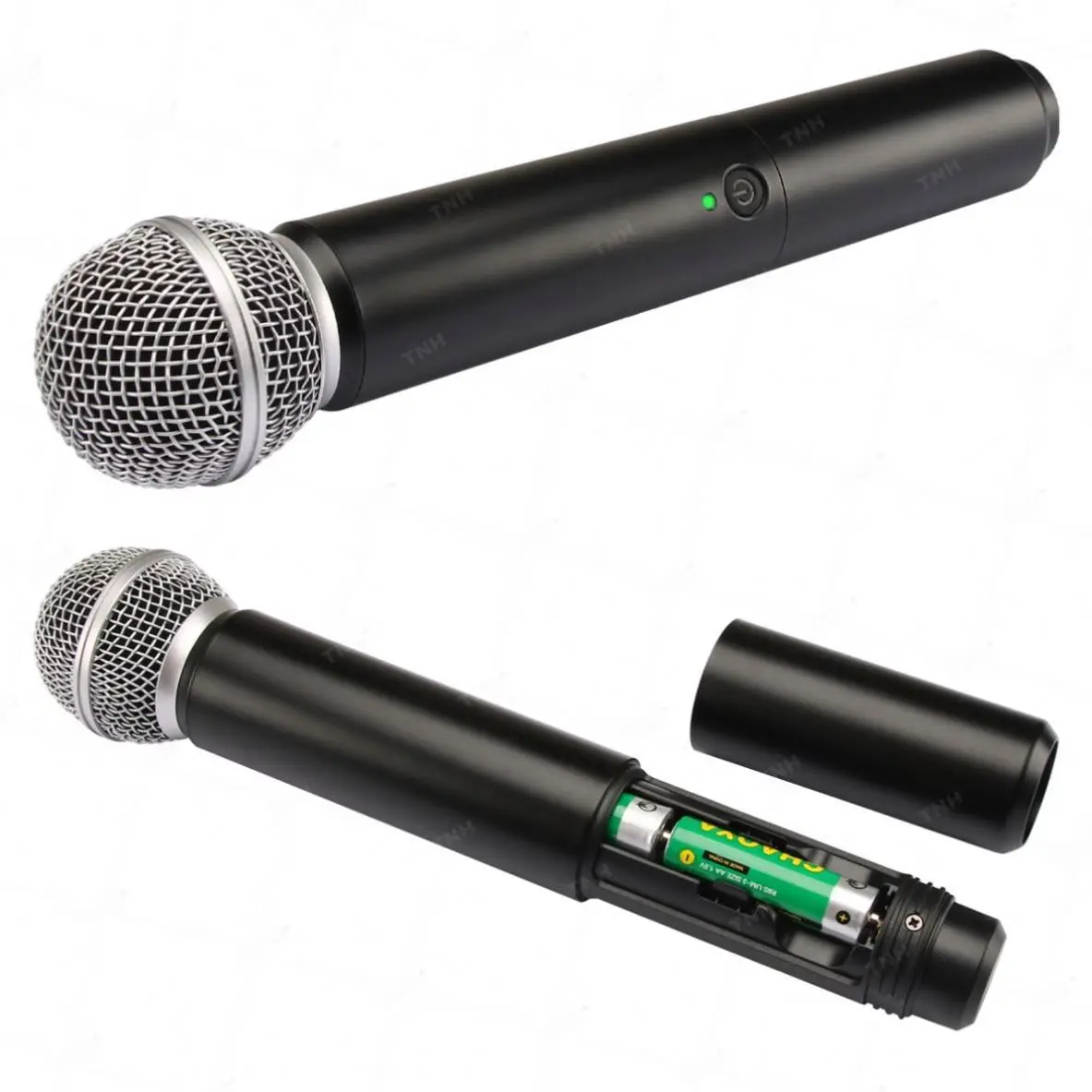 TNH BLX-288E Receiver Handheld Microphone Wireless 2-Channel Black