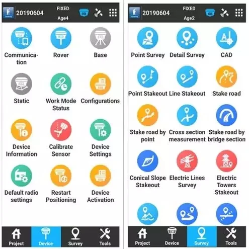 FOIF/Stonex E-Survey Surpad GNSS Surveying App for Android - Efficient ...