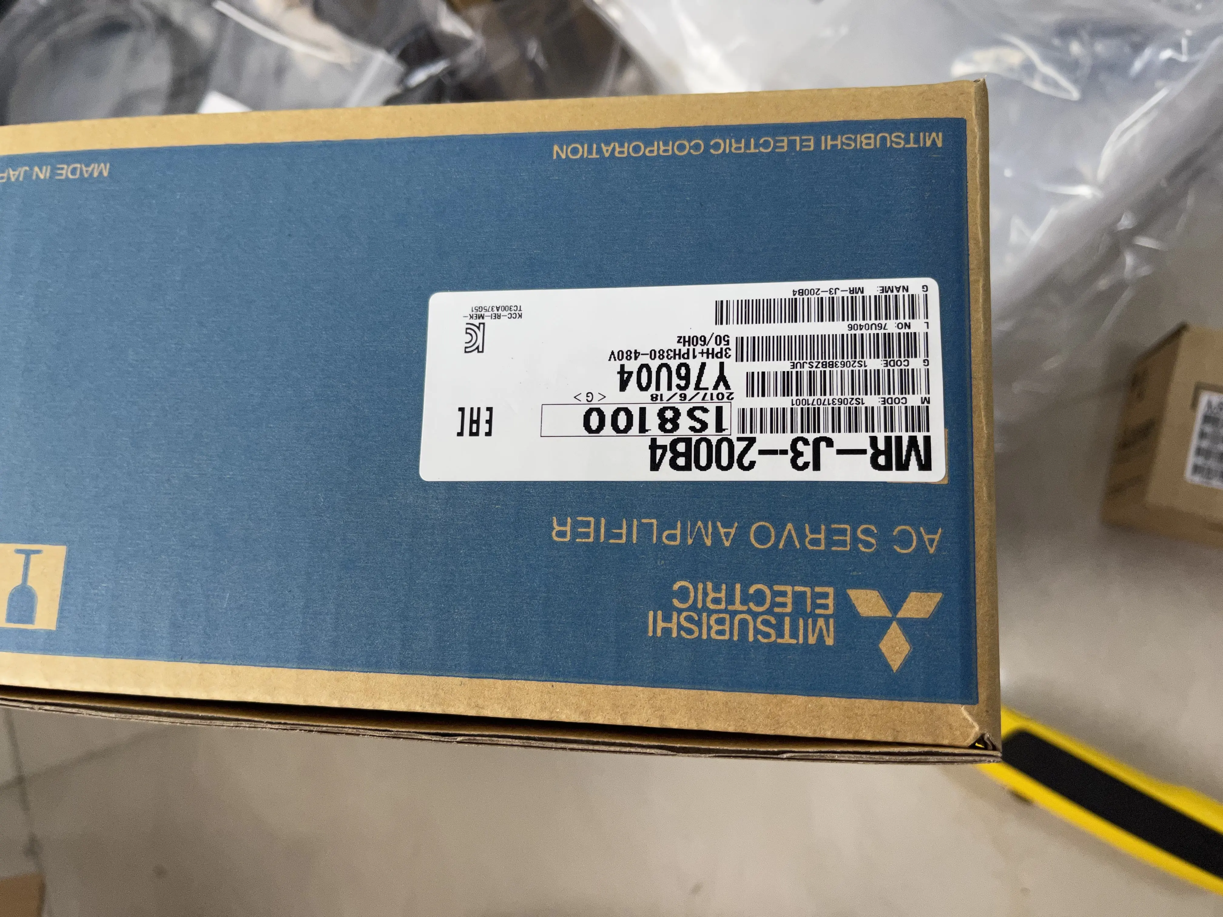 Mitsubishi Servo Amplifier MR-J3-200B4 Mitsubishi Servo Amplifier MR-J3-200B4