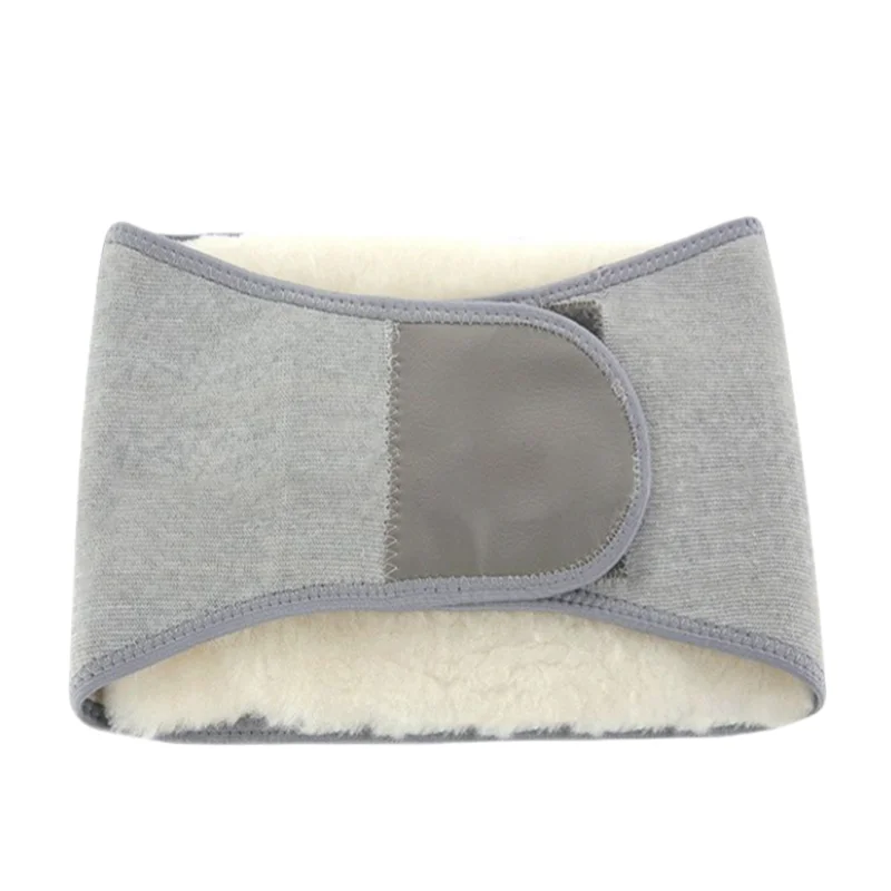 Custom 100% Thickened Soft Real Wool Waist Protection Belt in Cold Winter Warm for Support Warming Tummy & Waist