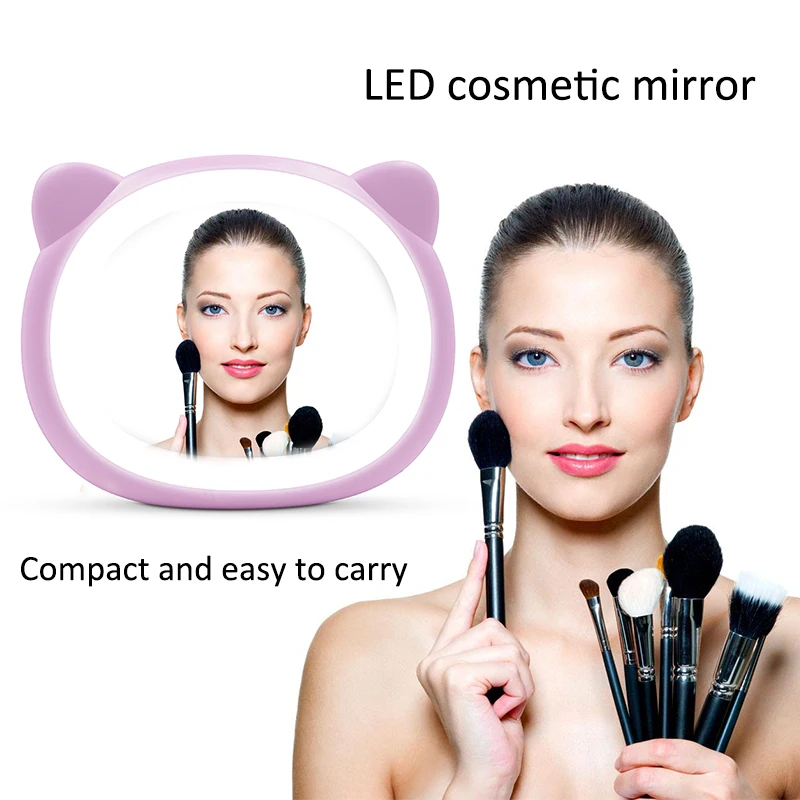 Cat Style Mini De Luz Led Selfie Fill Light Tik Tok Makeup Mirror Desktop Beauty Lamp LED Selfie Ring Light