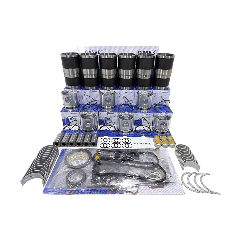 IZUMI RIK for Yanmar 6GH-UTE Overhaul Rebuild Kit with Overhaul Kit Bearings with Thrust Washer Universal Engine Parts