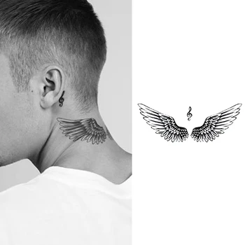 Source Wing of Justin Bieber Herbal Fake Tatoo Tattoos Stickers Water  Transfer Temporary Tatu Full Hand Henna Waterproof for Man Women on  malibabacom