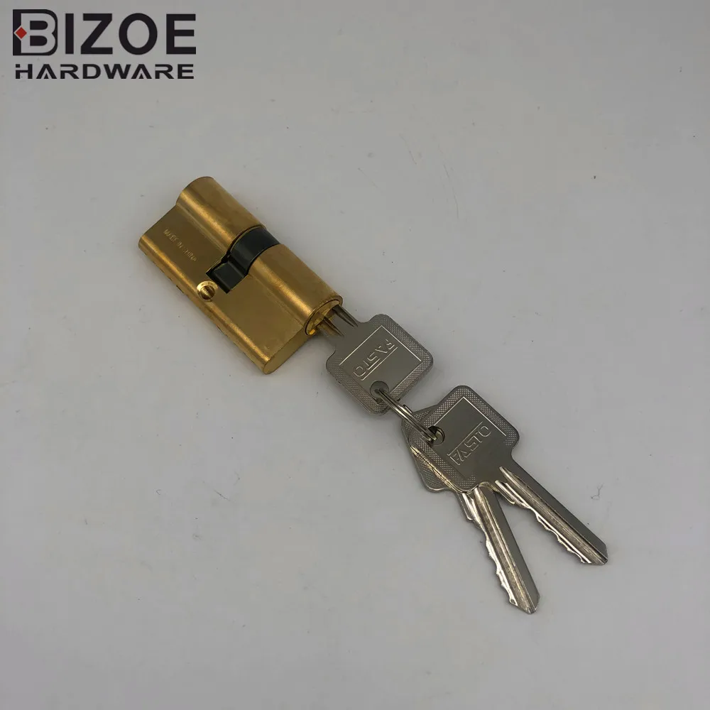Multi Type Double Open Single Open  European Door Lock Cylinder  Brass Cylinder