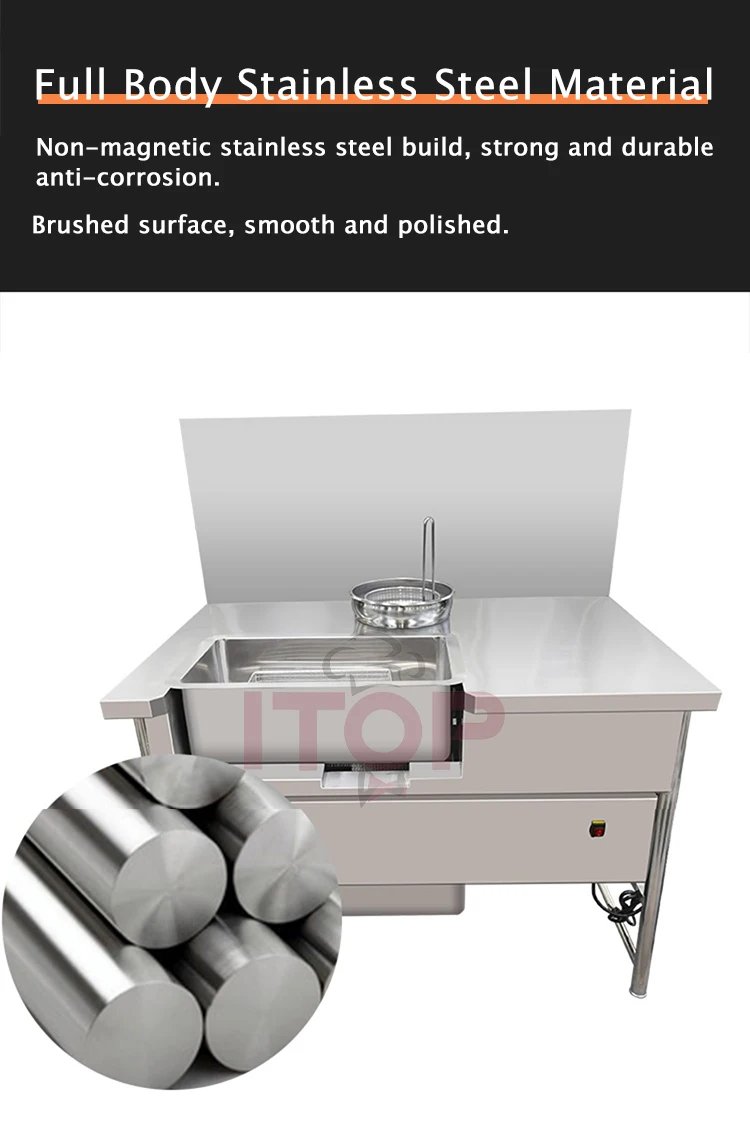 Kfc Equipment Electric Breading Table for Fast Food