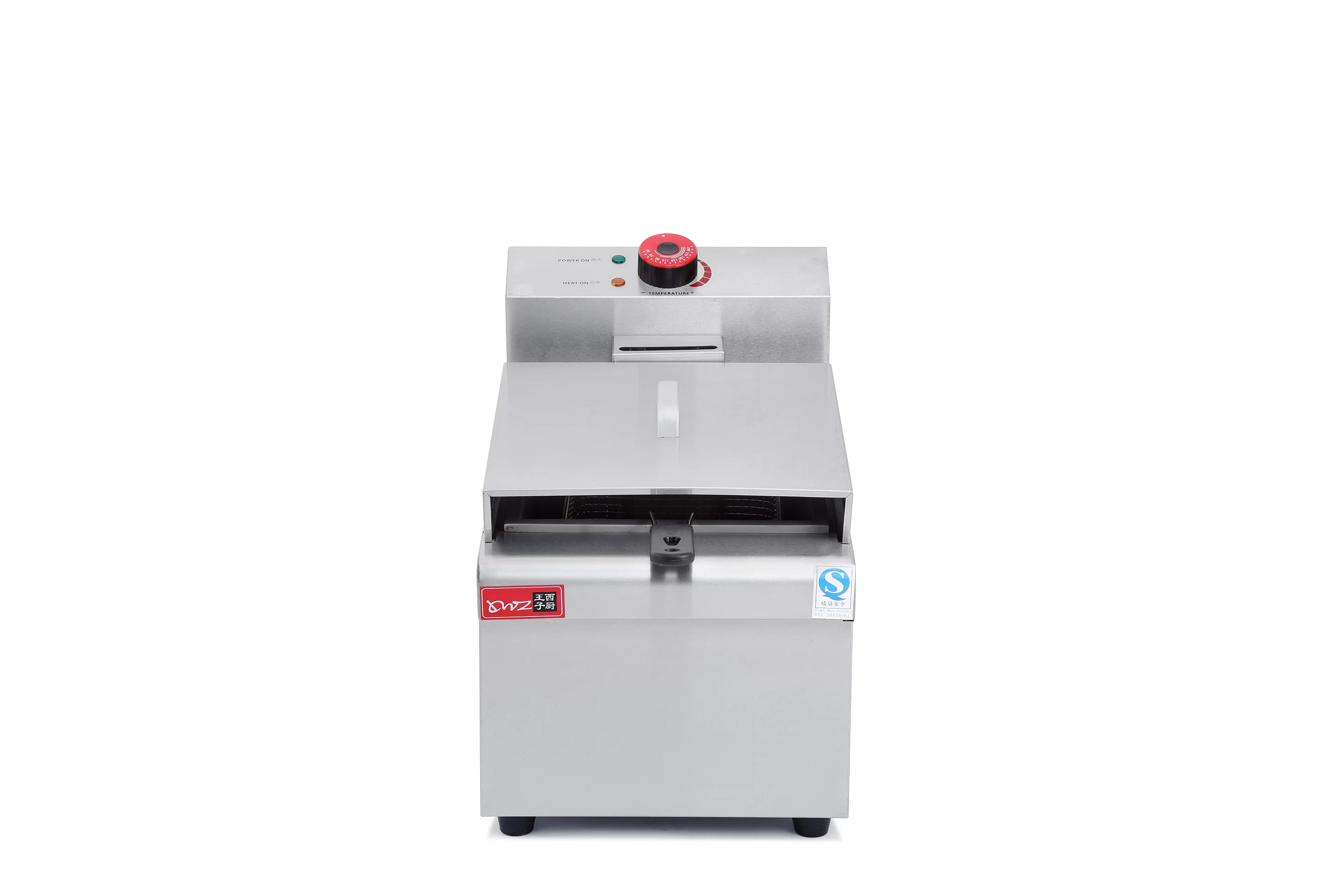 Timing Temperature Control Electromagnetic Deep Fryer Household Silver Electric Fryer with Deep Fry Food Function