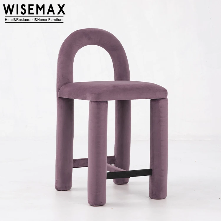 Мебель WISEMAX современная роскошная барная мебель барный стул бархатные стулья для