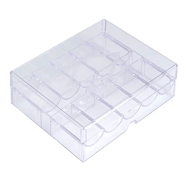 YH 45 мм 200 шт. оптовая продажа аксессуары для азартных столов держатель чипов прозрачный акриловый чехол покера