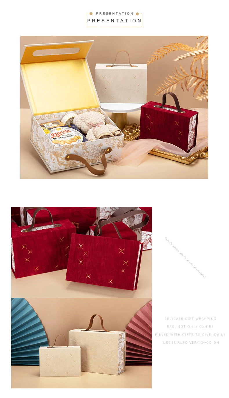 2023 Wholesale Hot Selling Luxury Gift Paper Box Snacks Birthday Paper Packaging Box Special