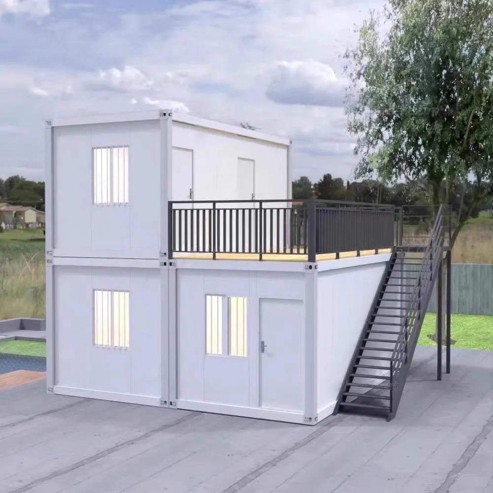 Modern Modular Kits Storage Shopping Container Homes Prefabricated Portable Houses Flat Pack Made in China