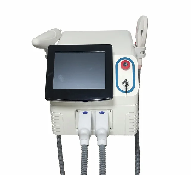 Portable 2 in 1  Nd Yag Q Switched Laser Carbon Peeling Yag Laser Machine Ipl Beauty Device salon spa IPL opl elight