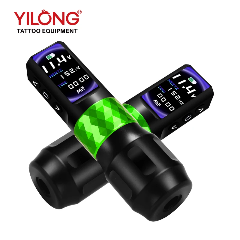 F6 Digital Timing Function Machine 2000mAh OLED  Screen Brushless Motor Tattoo Pen Machine Battery  Factory Supply Premium