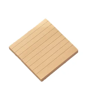 High Quality Customizable Self-Adhesive Sticky Note Memo Pad Convenient Horizontal Grid Design Kraft Paper Sticker Style