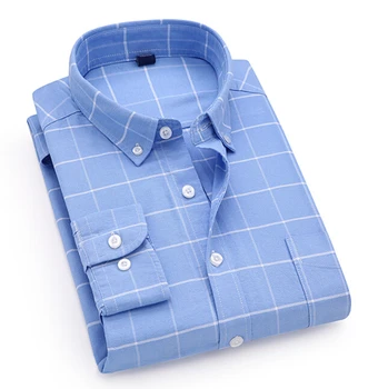 Alternative view of Custom Cotton Casual Shirt Stand-up Collar Long Sleeve Men's Shirts Formal Office Dress Shirts for Men