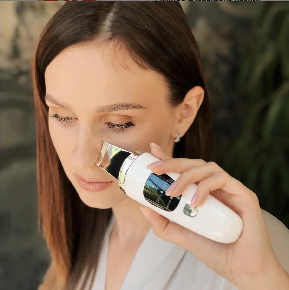 Высокочастотный Ультразвуковой скребок для кожи из нержавеющей стали Лидер продаж портативный Электрический водонепроницаемый мини-скруббер лица шеи тела глаз 5 В/0 4 А