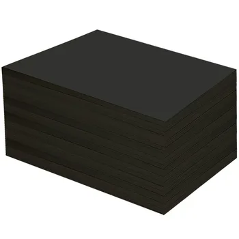 Wholesale Custom High Quality Black Cardstock Craft Paper for Packaging Printing for Jewelry Gift Wrapping Hot Sale Double Sided