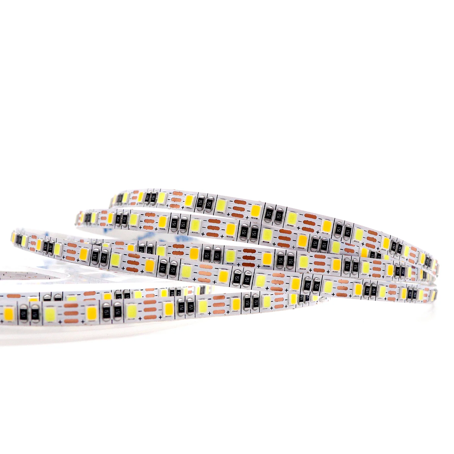 2835 Dual Color LED Strip Light 5V 5mm 120LEDs/m 5M CE RoHS Compliant SMD 2835 Flex LED Strips for Landscape IP20 Not Waterproof