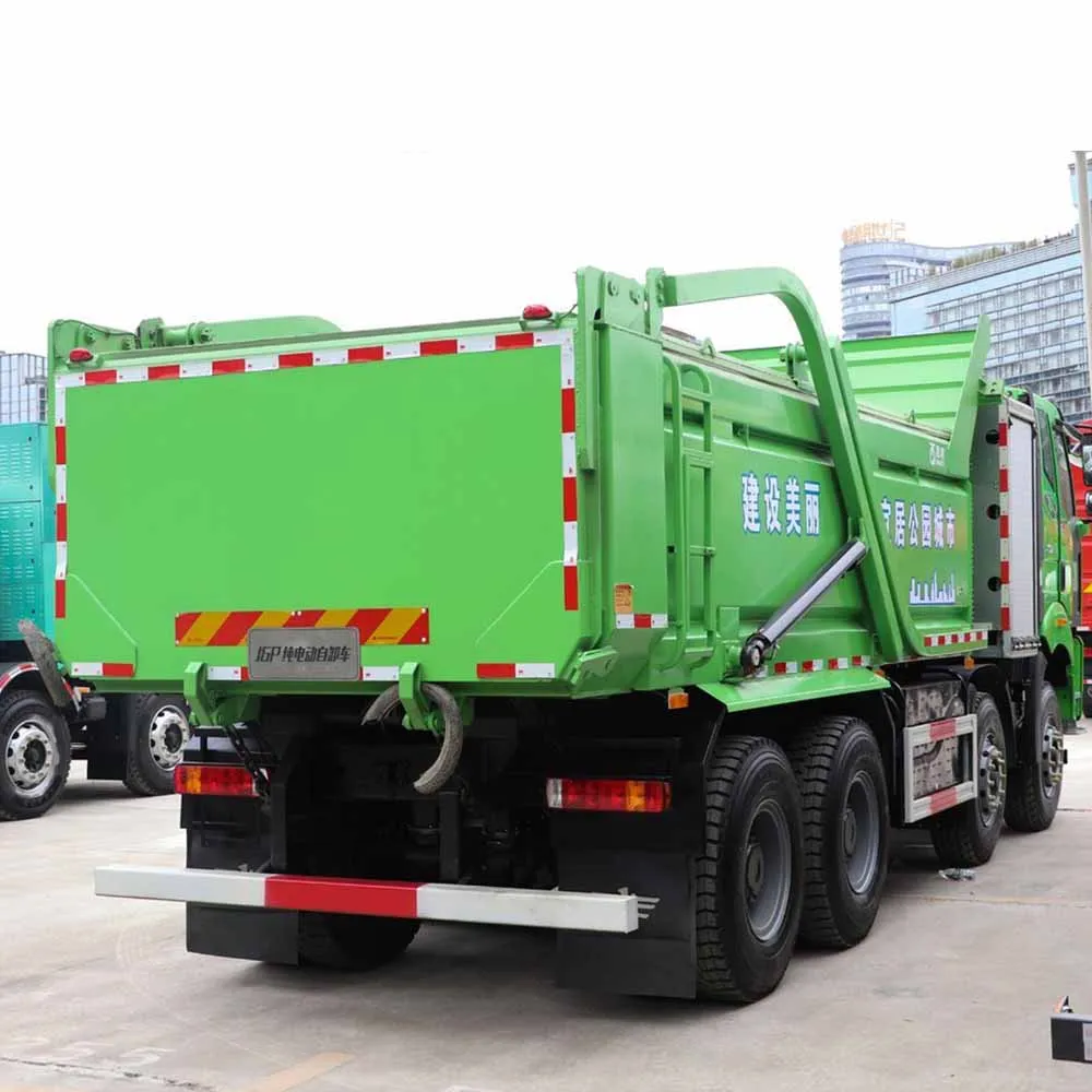 China Brand FAW Electric Dump Trucks 8*4 50-60Tons 400HP 450HP 12Wheeler Drive Tipper Dump Truck With Battery factory