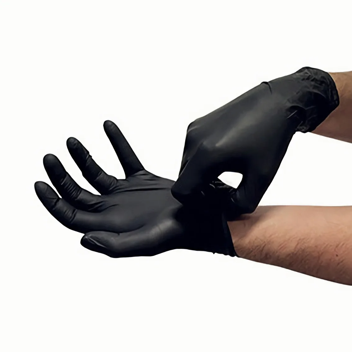 Перчатки какой руки. Перчатки нитриловые "Black Disposable Synthetic Gloves" черные размер м 100шт.. Перчатки household Gloves нитриловые kn003b. Перчатки нитриловые "Tian Nitril Black". Черные перчатки UNEX нитриловые.