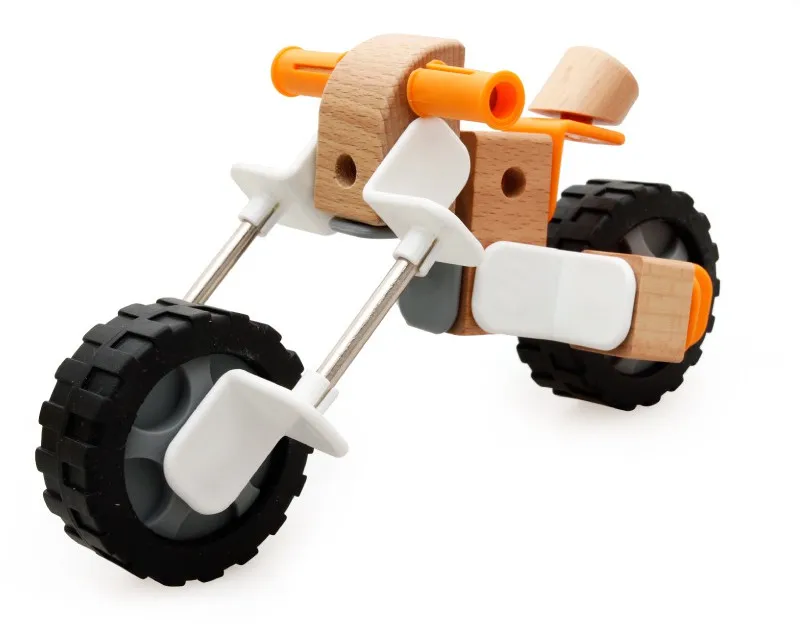 Disassembling and Assembling Simulation DIY Model Traffic Toy Car Truck Motorcycle Helicopter Wooden Toys Kids Boys Assembly Toy