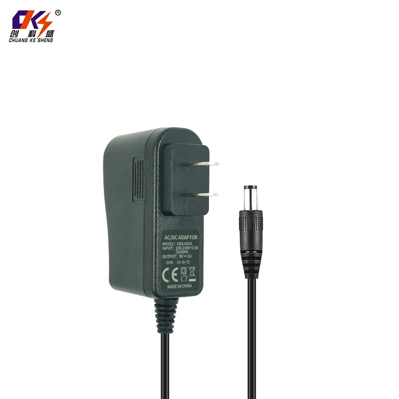 Direct Sale Portable 9V 1A Adjustable Power Adapters 9V 9w Ac Adapter Supplies Power
