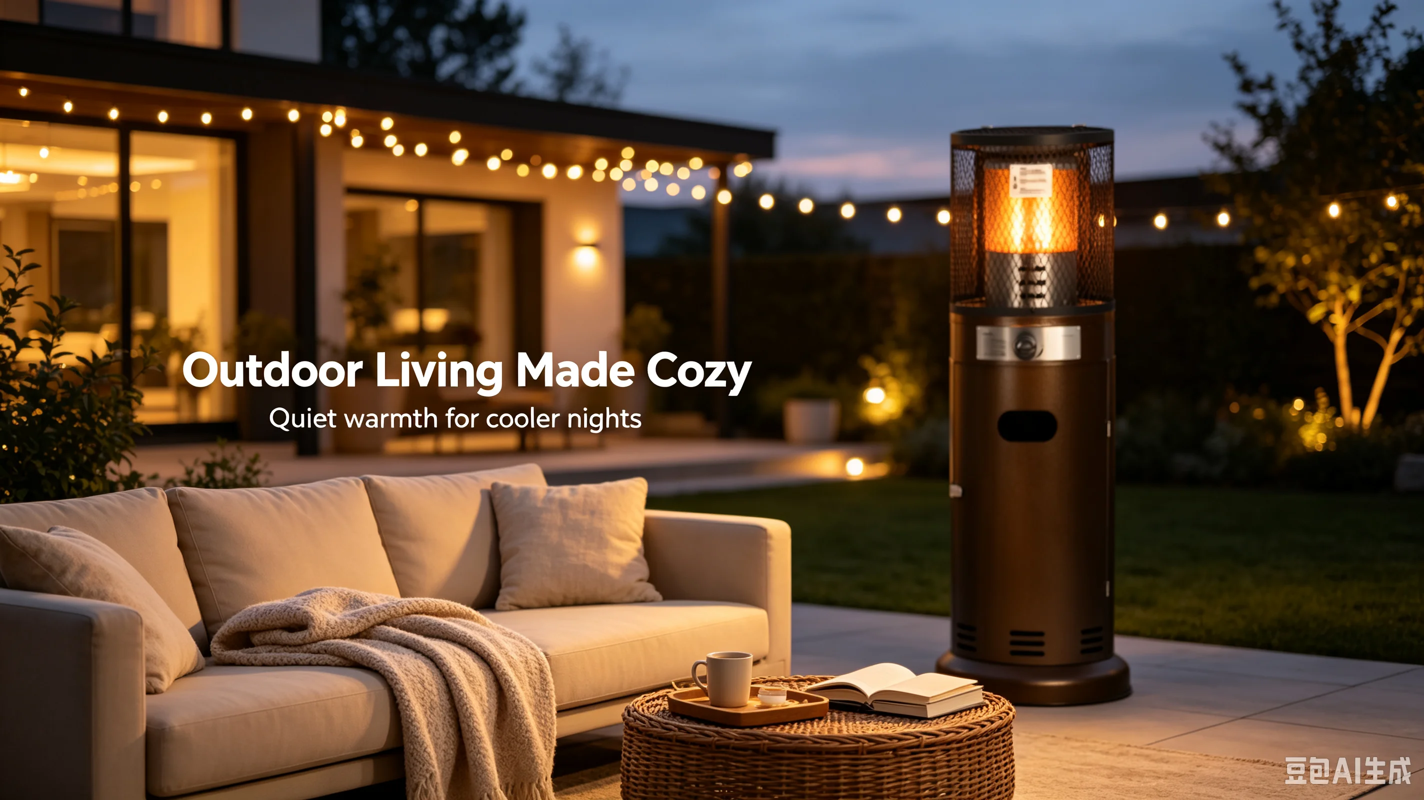 Patio Heater, Portable, Stainless, Steel - detail 10