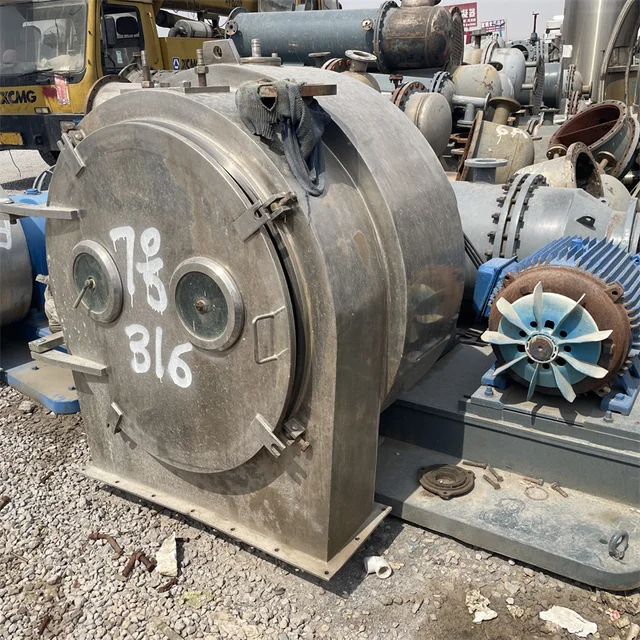 We sell screw centrifuges for juice clarification, dairy product separation, etc