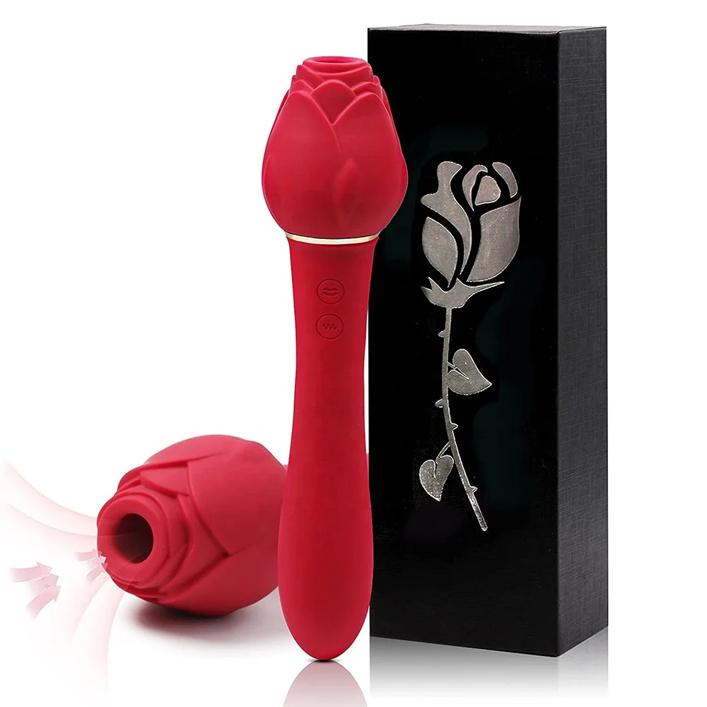 Genuine Rose With Handle Rose Vibrator For Women,5 Strong Sucking & 10  Vibration Modes Clitoris Stimulator Dildo Sex Toys Rose - Buy Vibrater  Rose,Rose Vibrator,Rose Vibrator With Dildo Product on ...