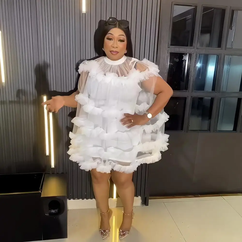 Sleek African Women Fashion Designs Mesh African Traditional